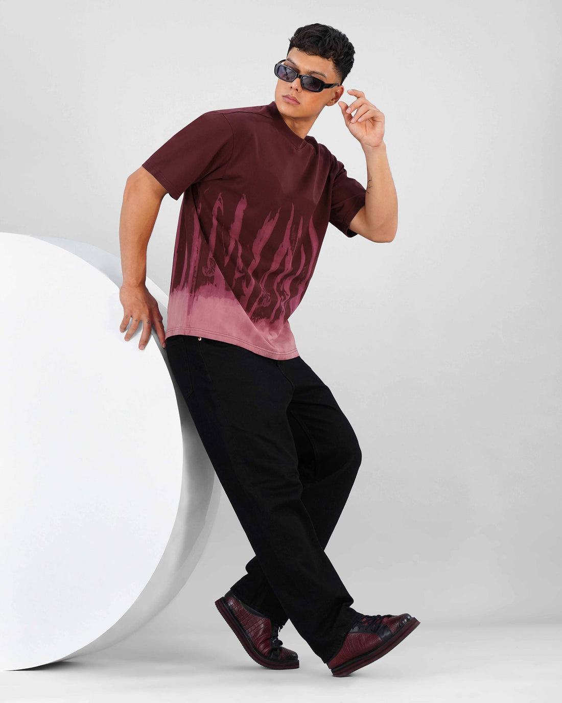 Oversized T-shirt Flame Blnkz