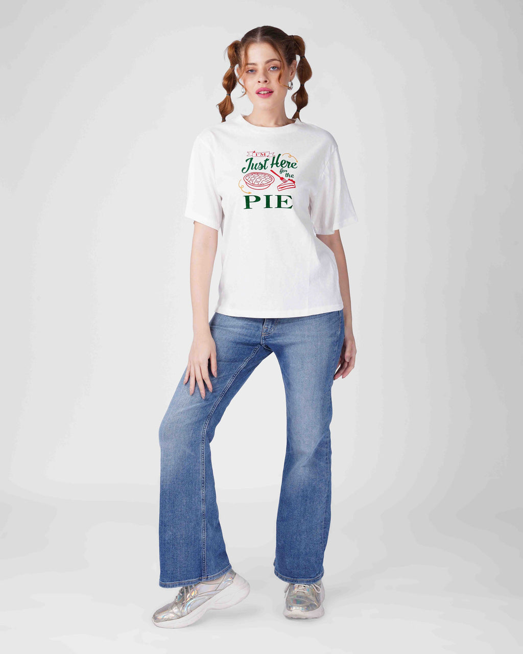 T-shirt -Just here Pie