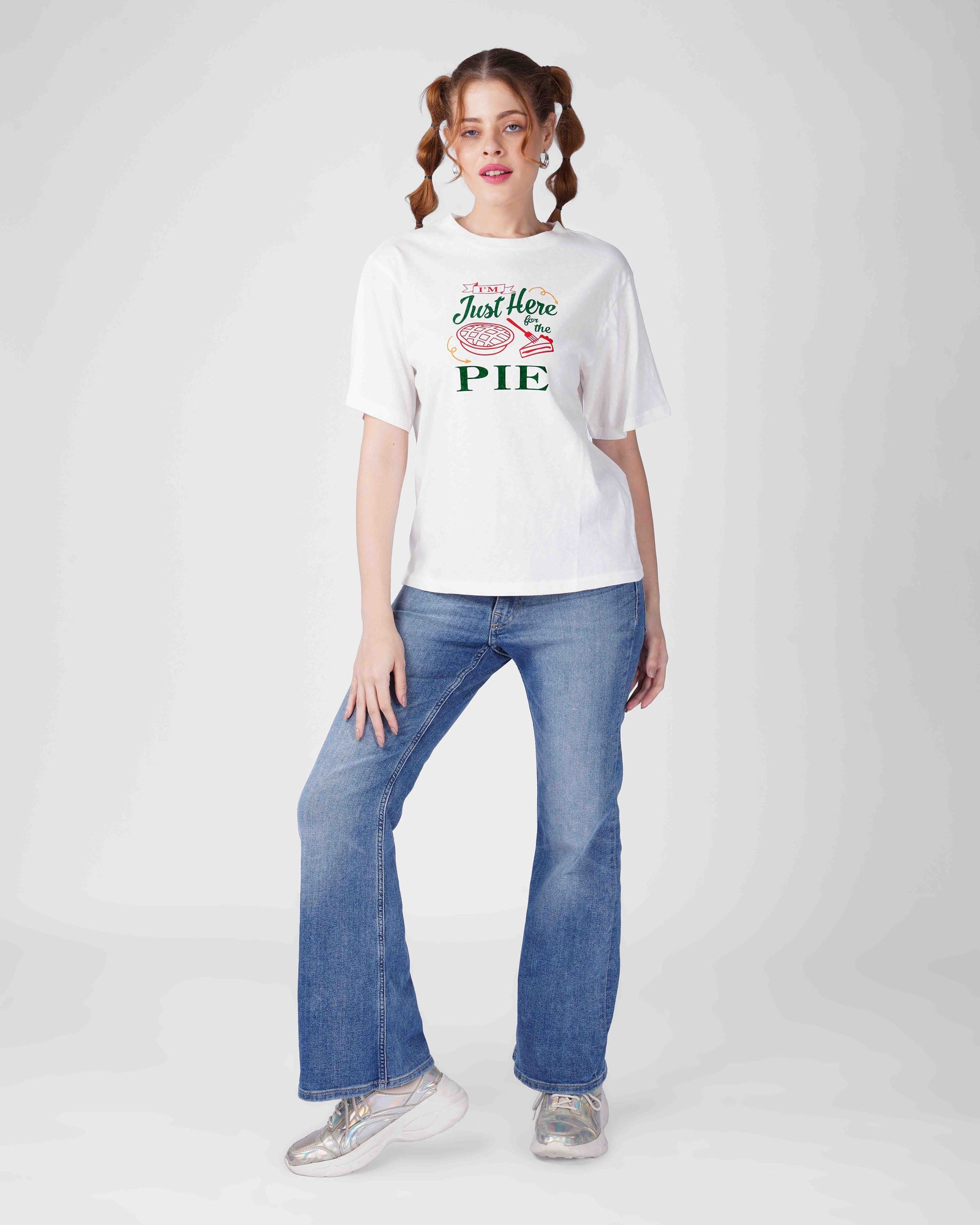 T-shirt -Just here Pie