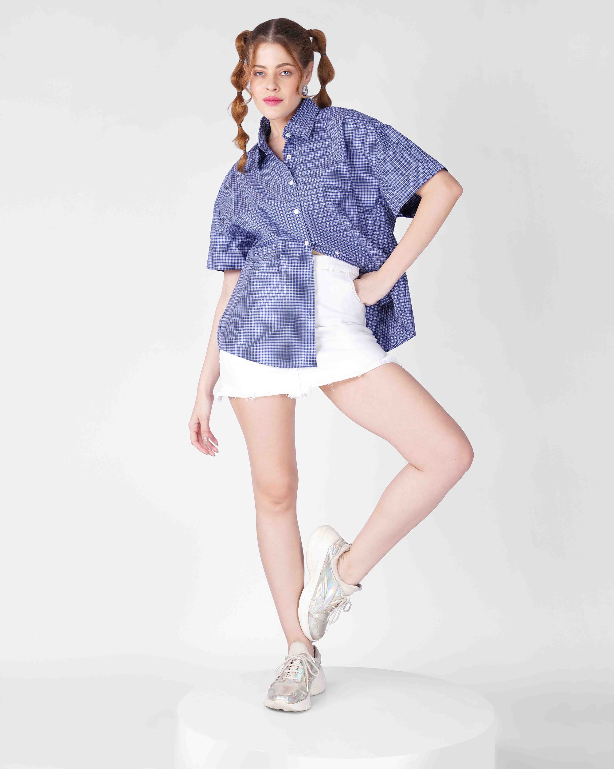 Shirt- relaxed fit check