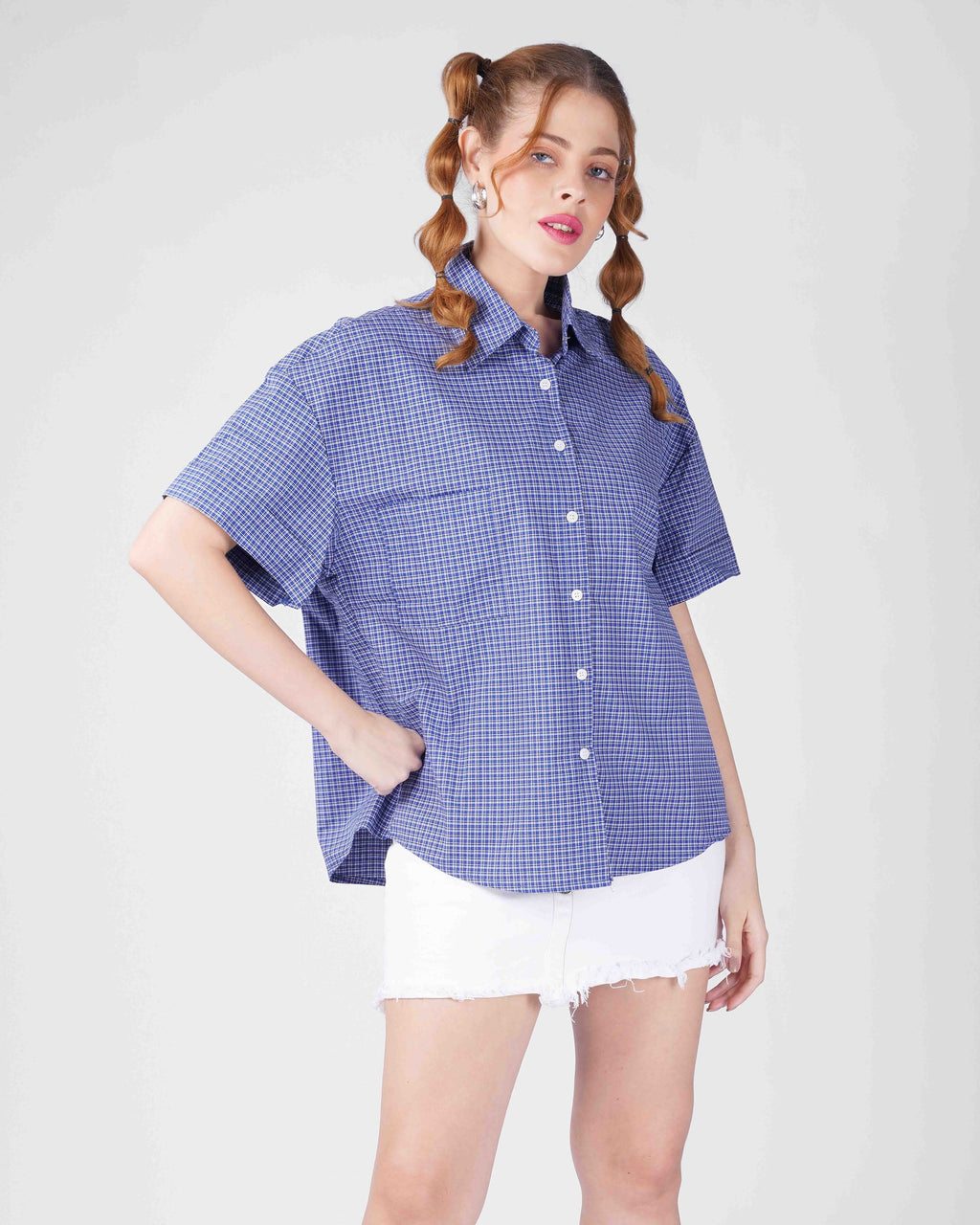 Shirt- relaxed fit check