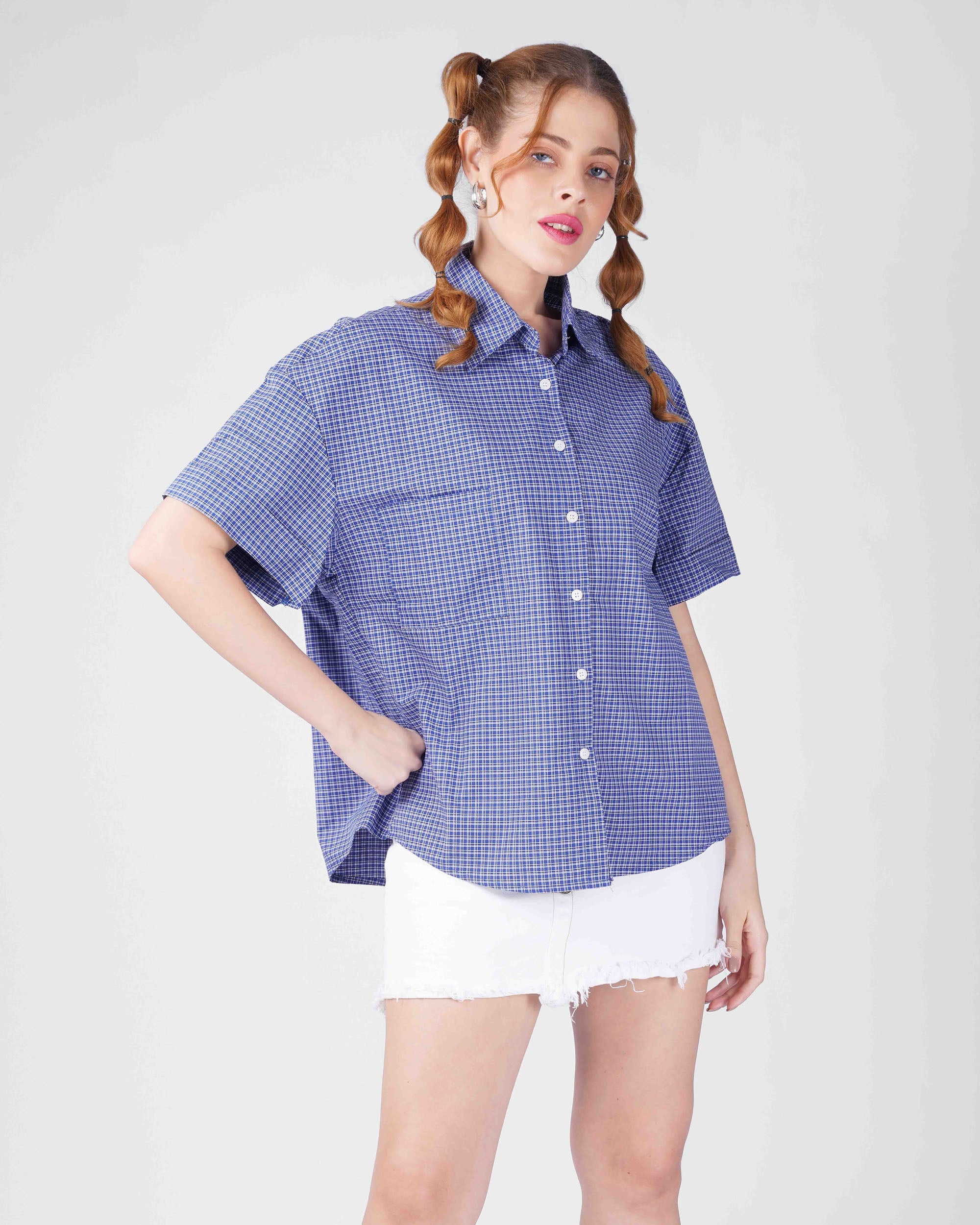 Shirt- relaxed fit check