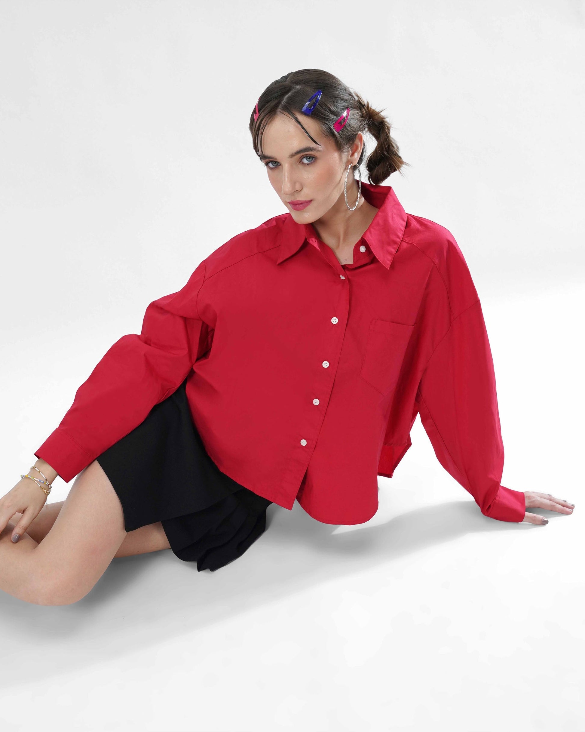 Shirt- relaxed fit solid Blnkz