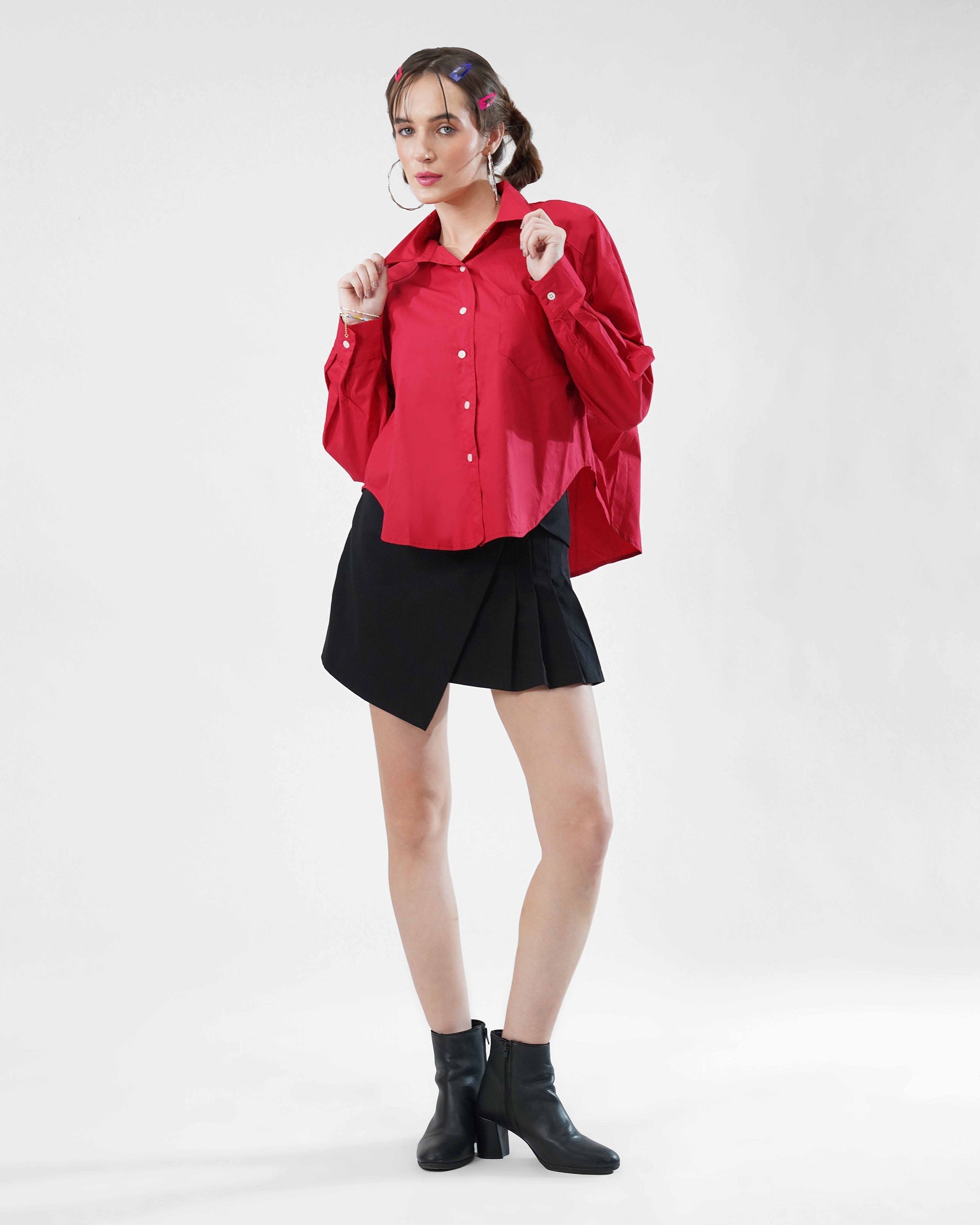 Shirt- relaxed fit solid Blnkz