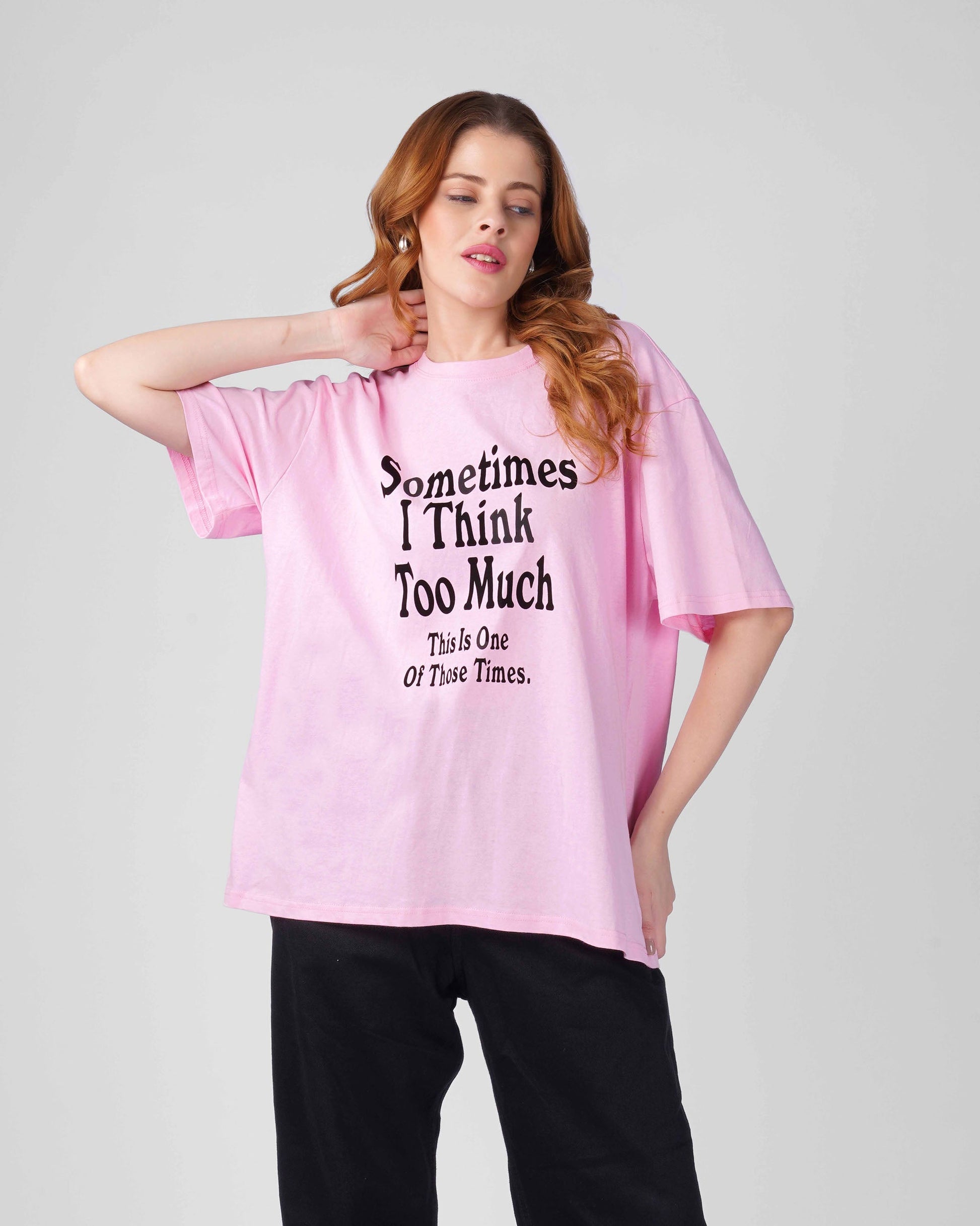 T-shirt - Sometimes I think Blnkz