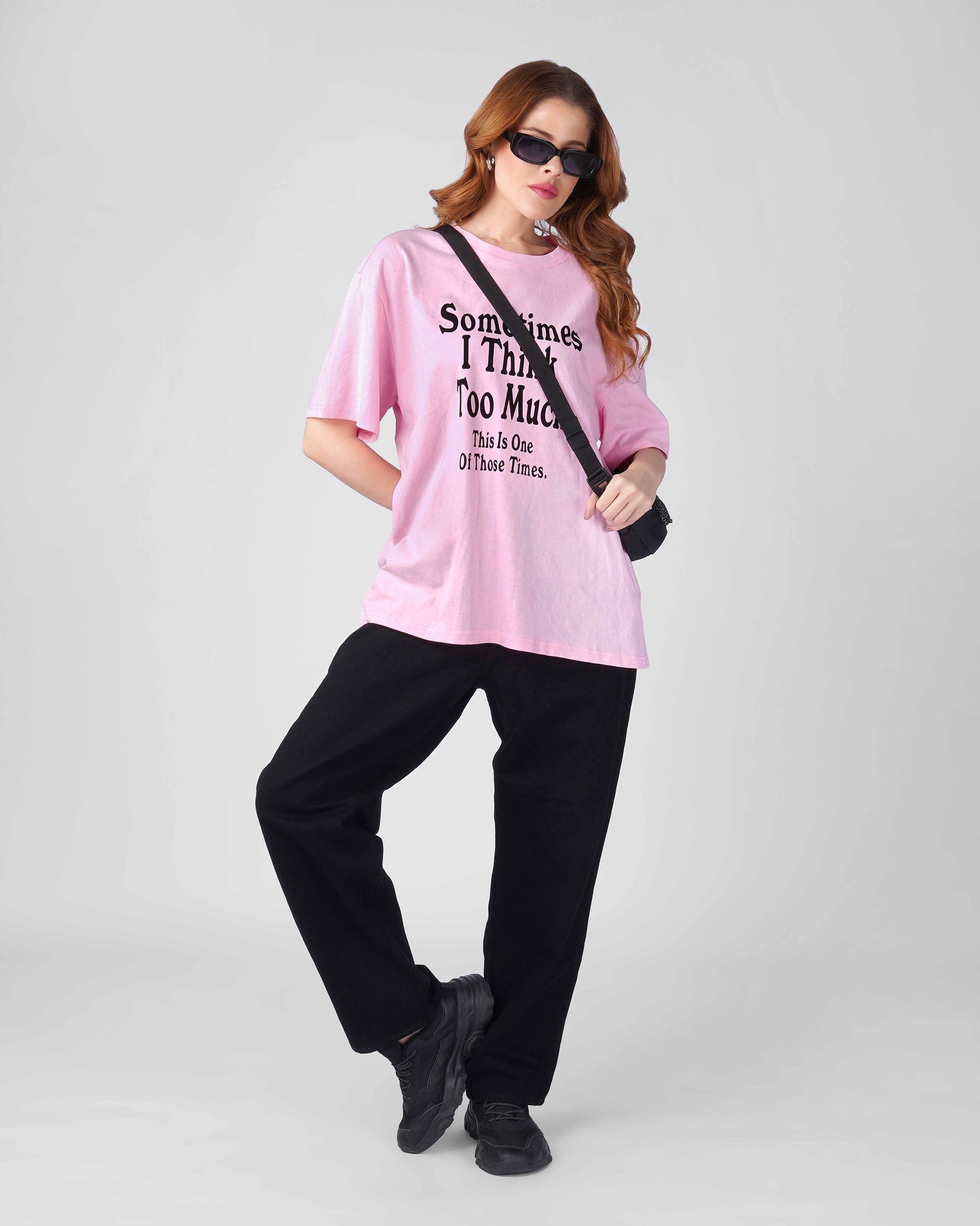 T-shirt - Sometimes I think Blnkz