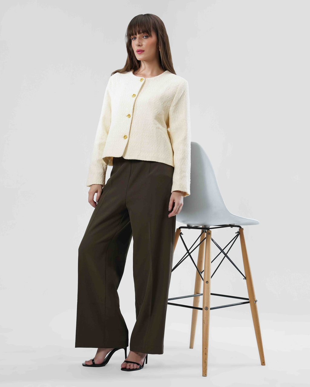 Jacket in sludge fabric