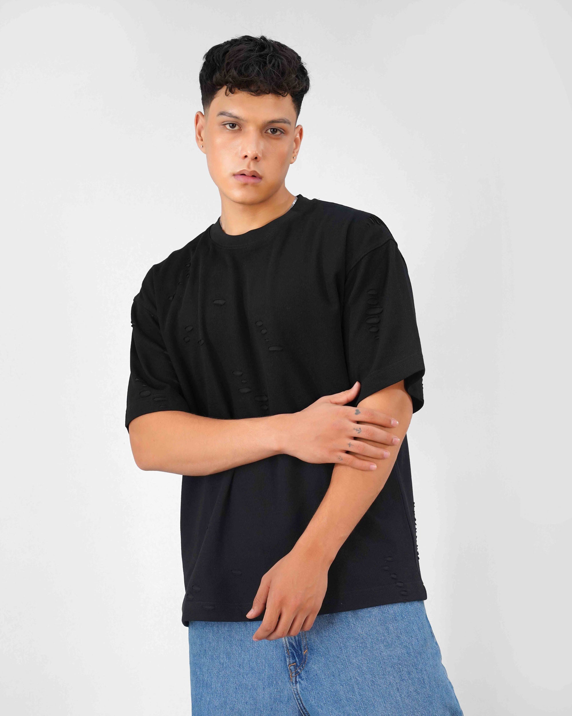 T-shirt ribbed design