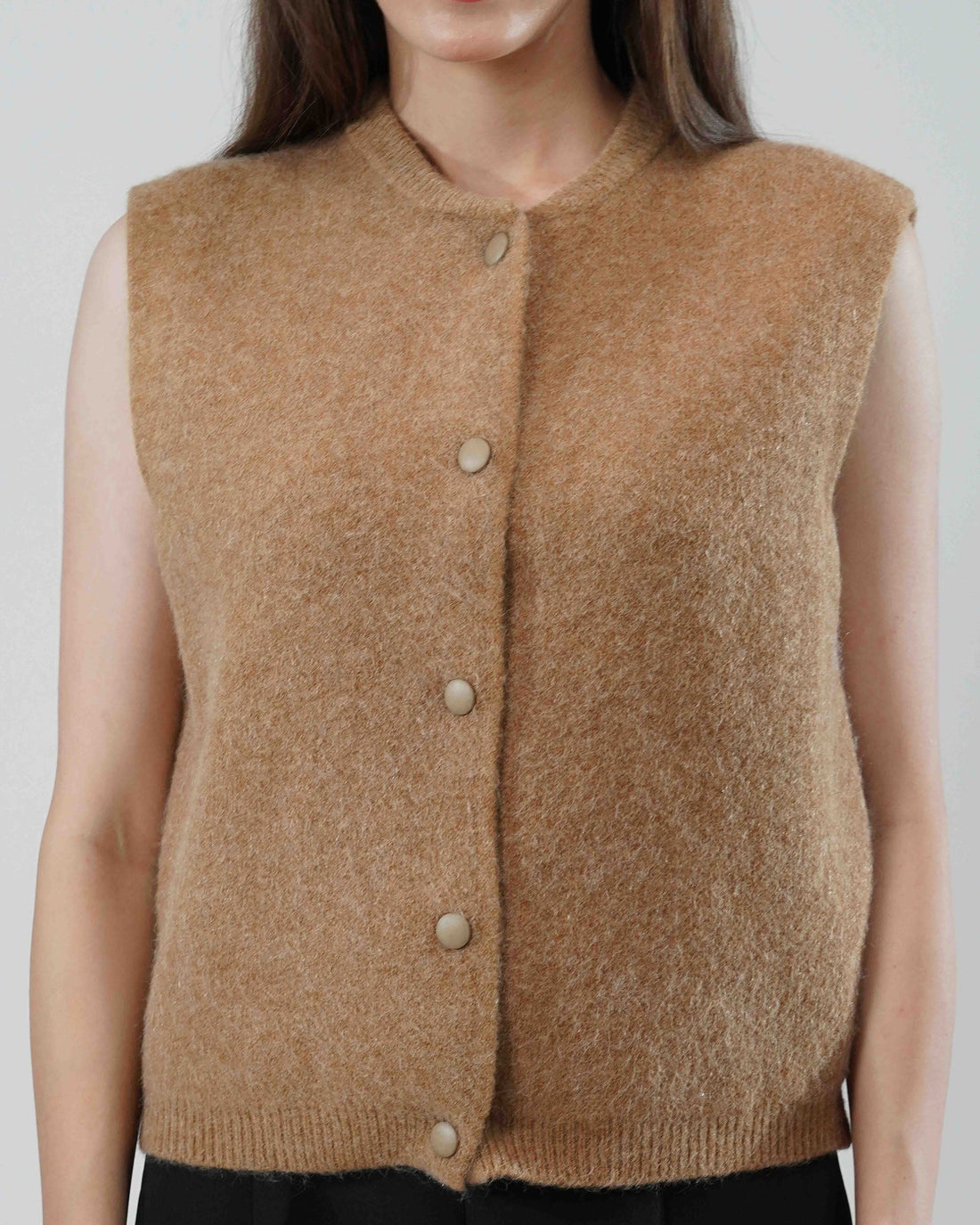 Cut sleeve Cardigan in wool Blnkz