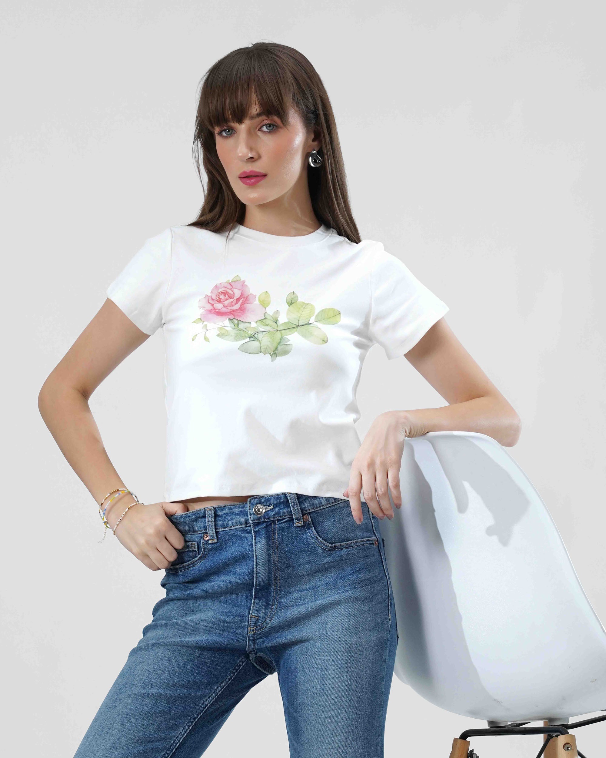 Tshirt - Rose print