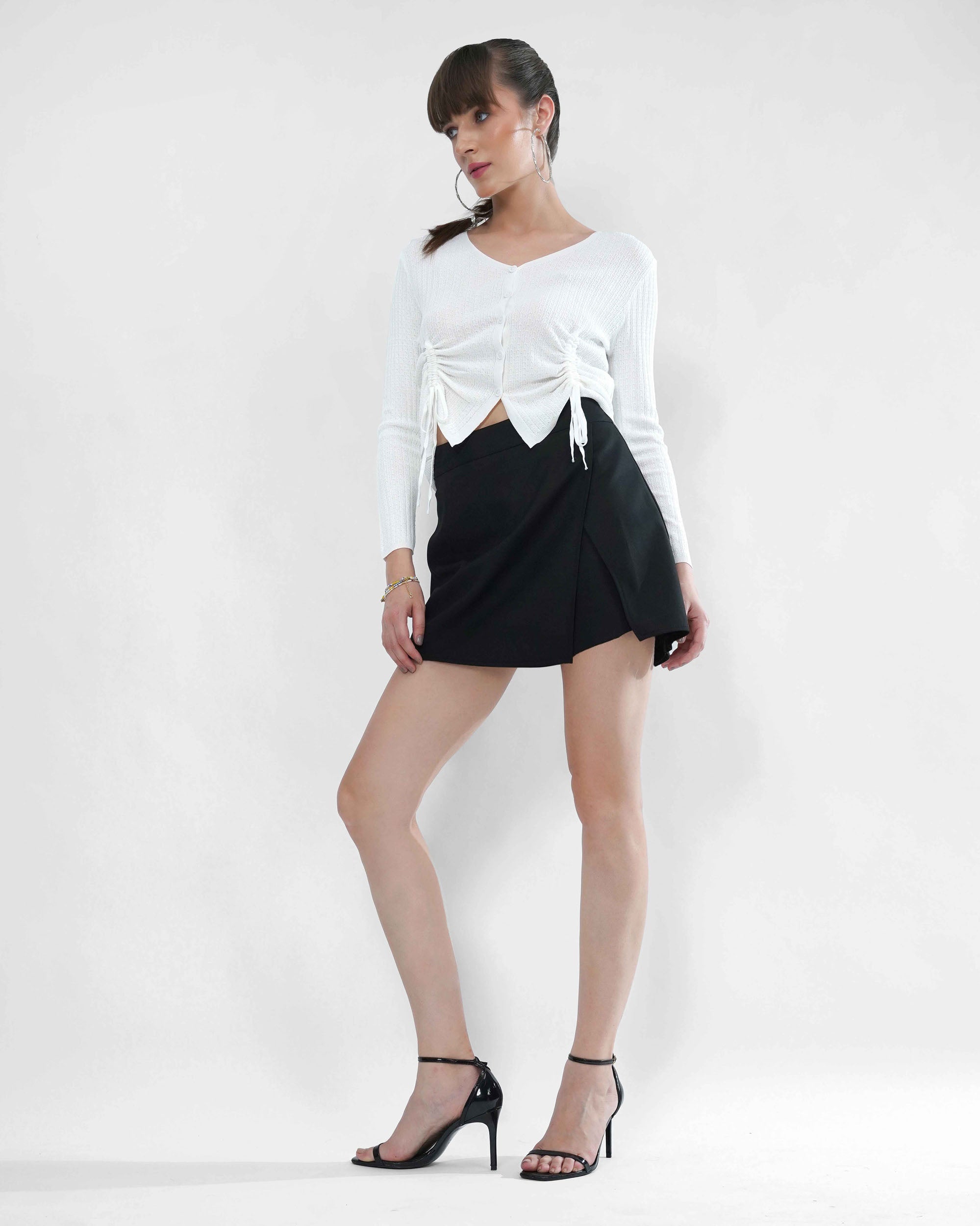 Slit short Skirt