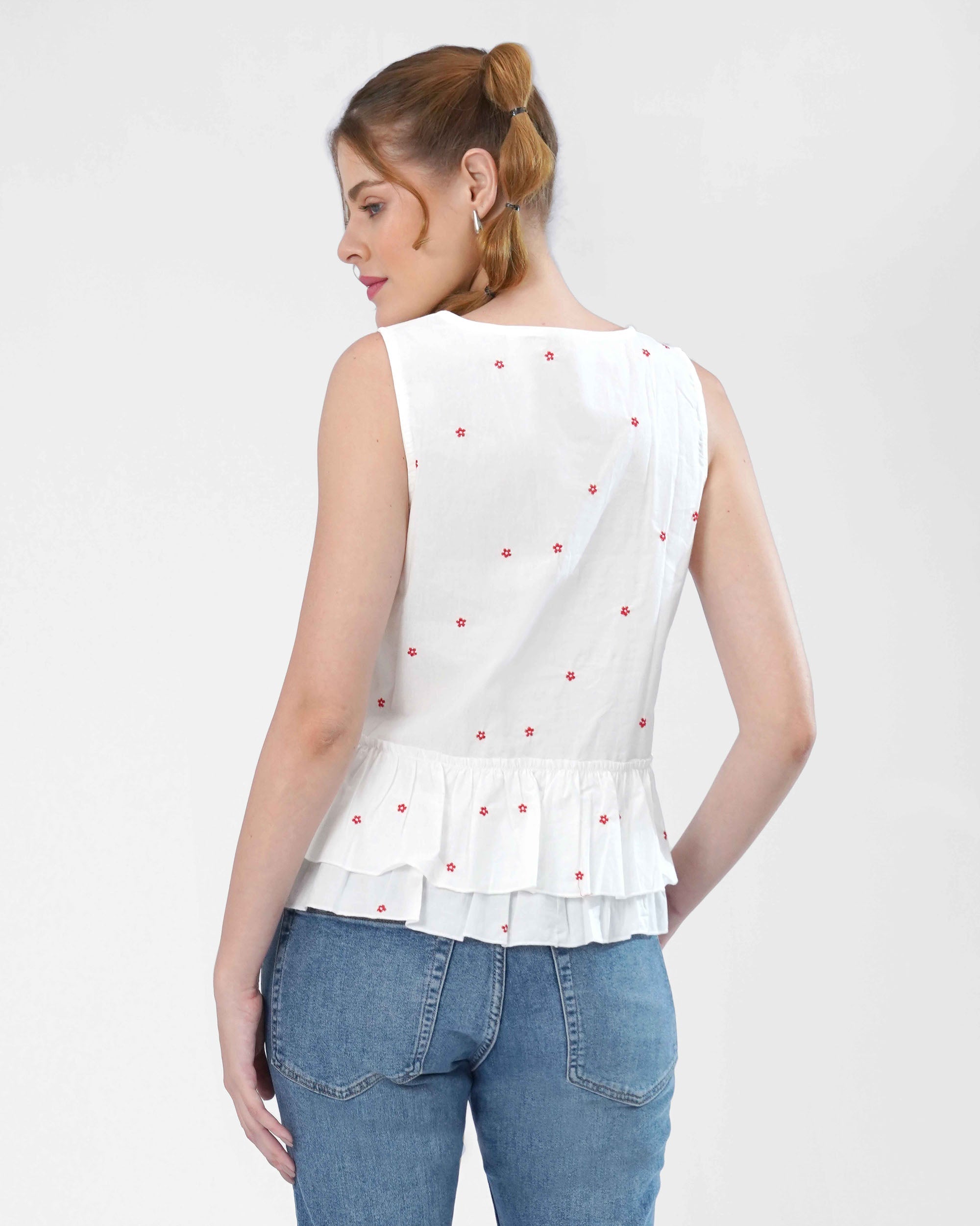 Top- Red flower Blnkz