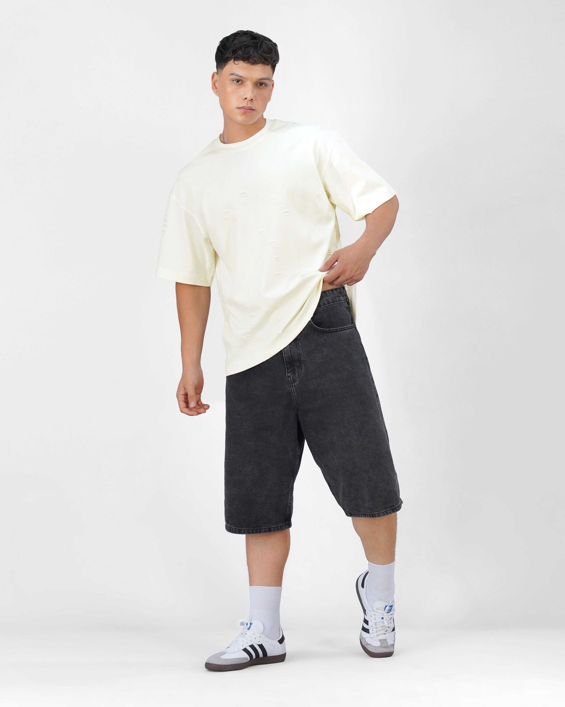 T-shirt ribbed design Blnkz