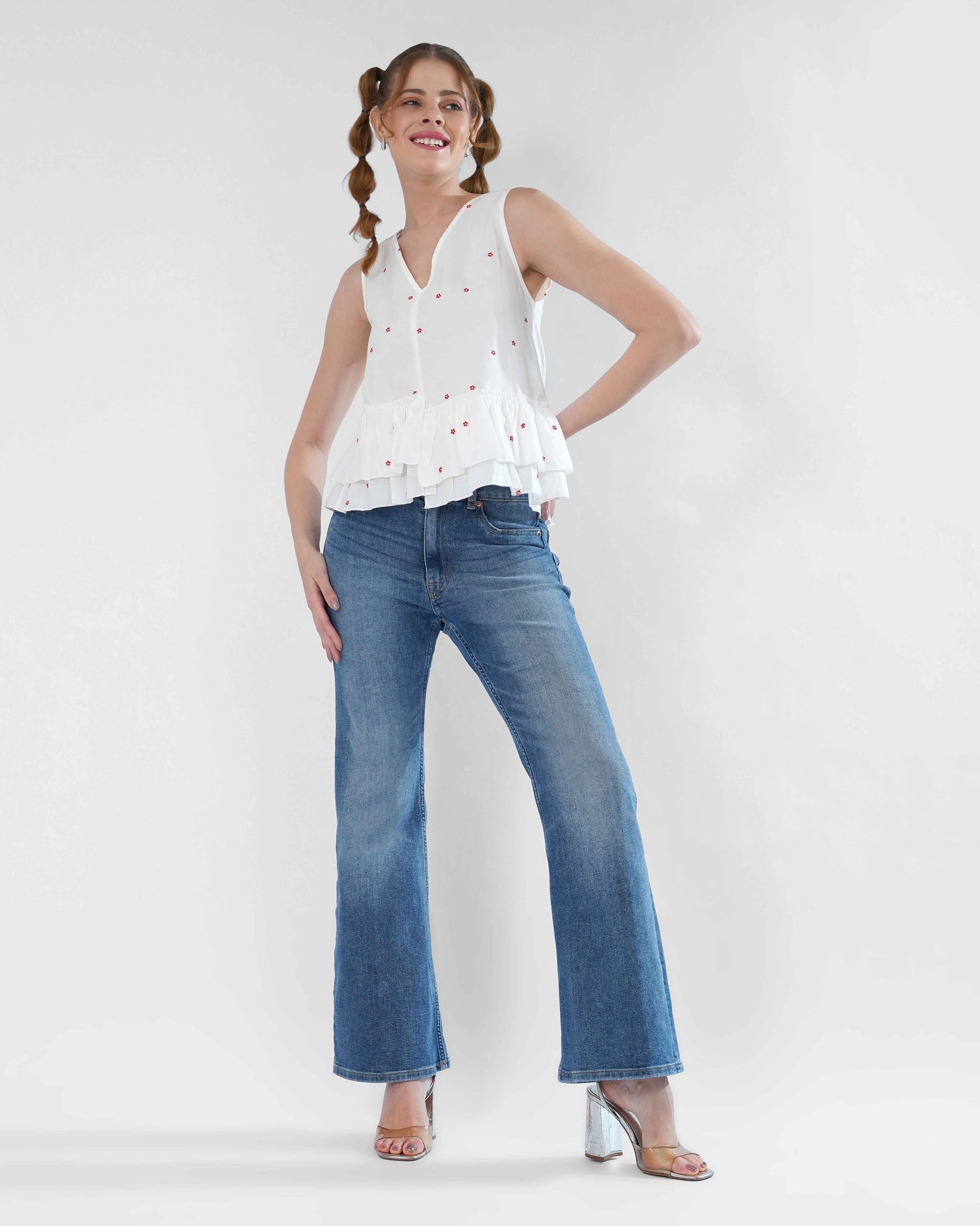 Top- Red flower Blnkz