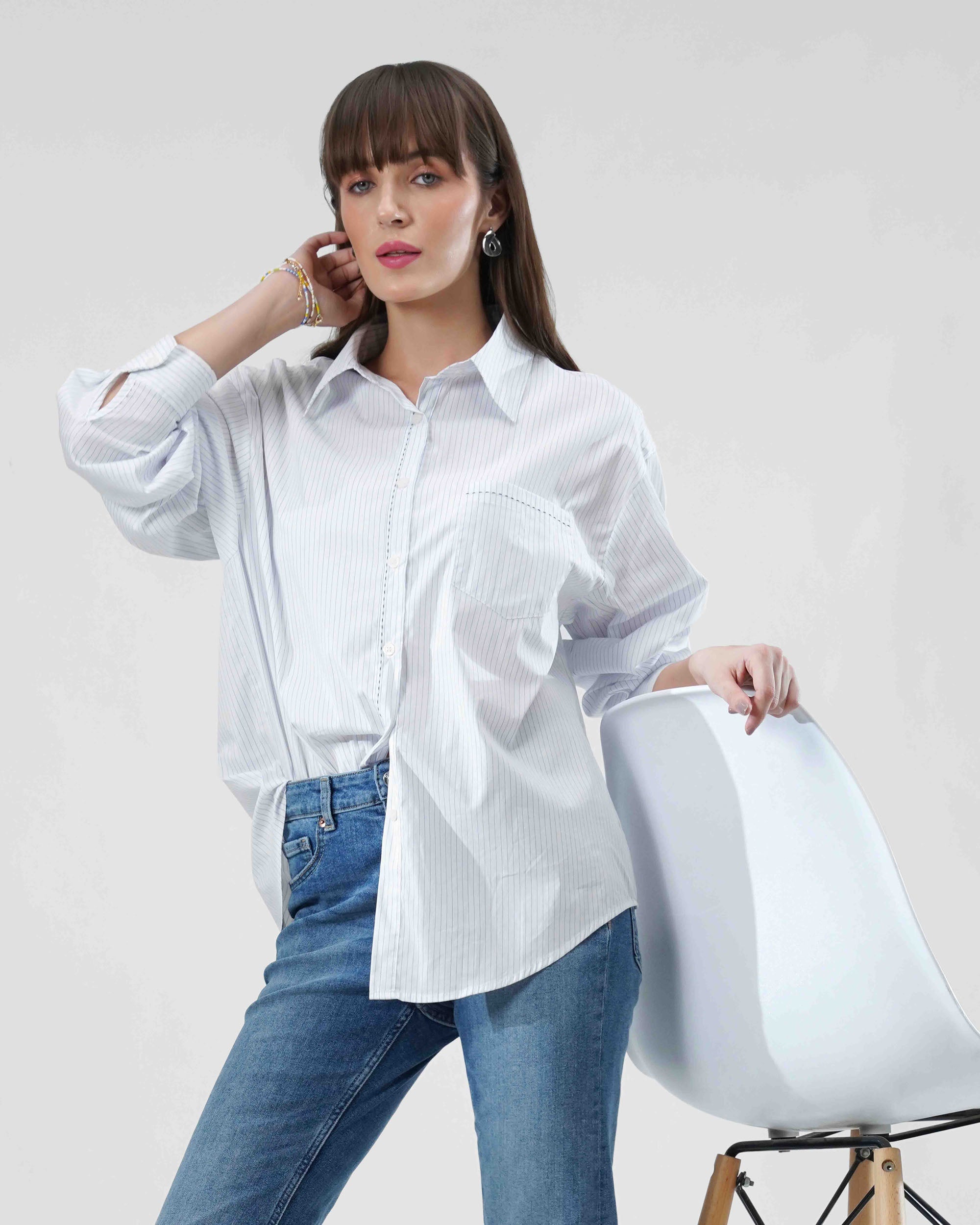 Shirt- relaxed fit stripes