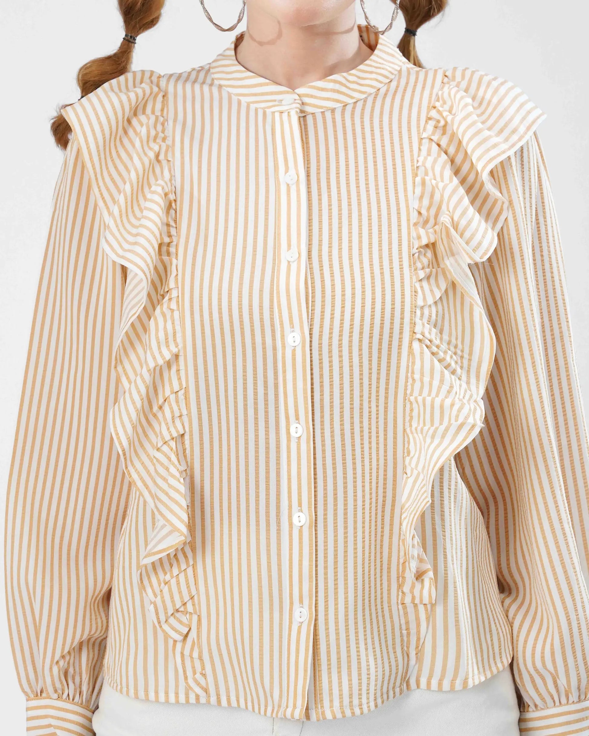 Shirt- Ruffled Blnkz