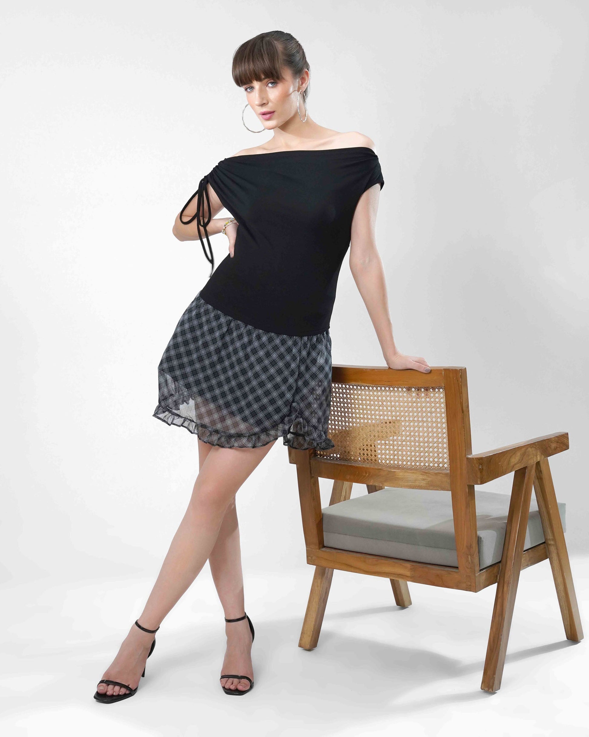 Long Top - Check design Blnkz