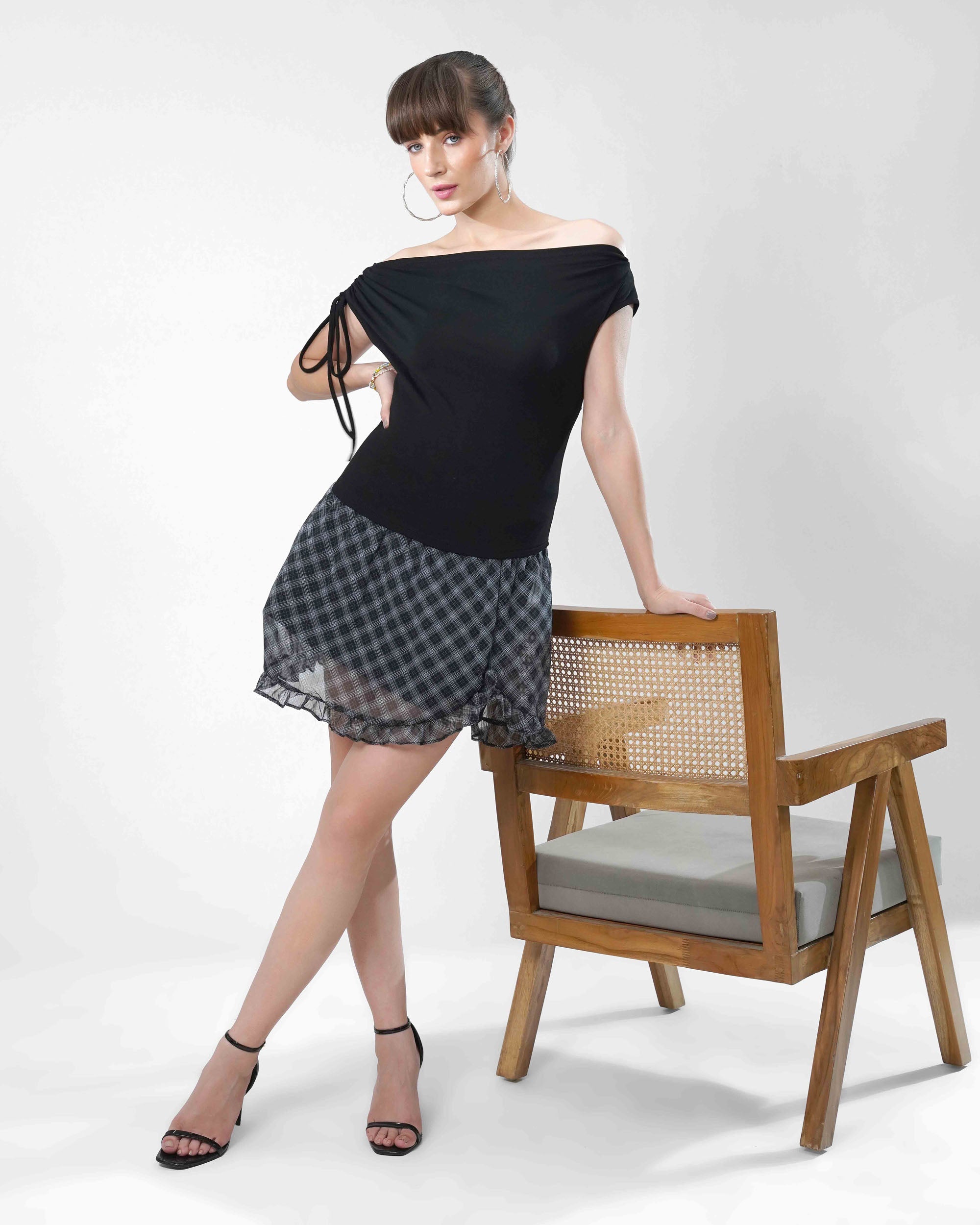 Long Top - Check design