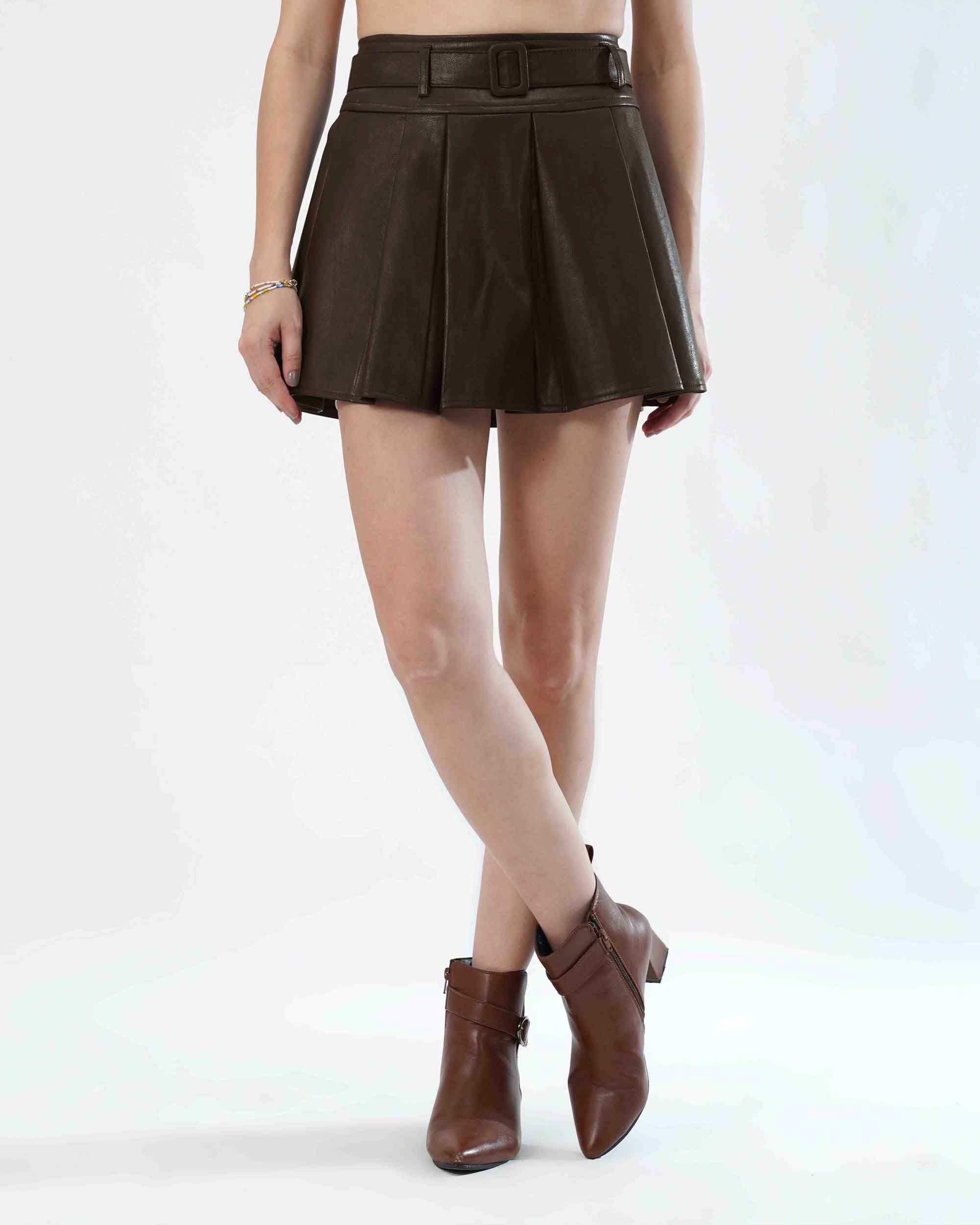 Leather Skirt Blnkz