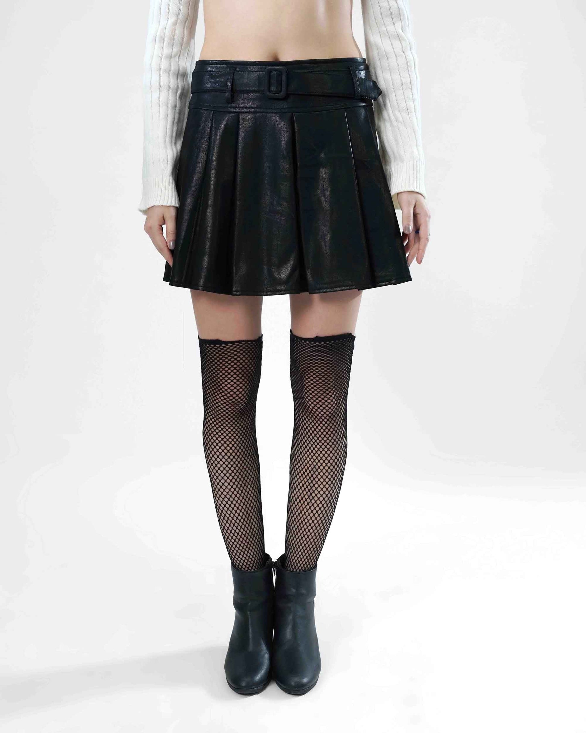 Leather Skirt Blnkz