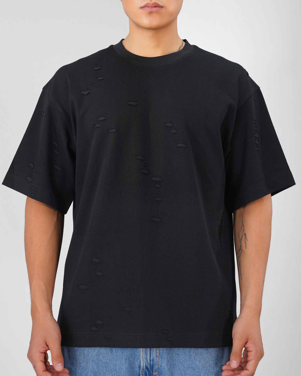 T-shirt ribbed design