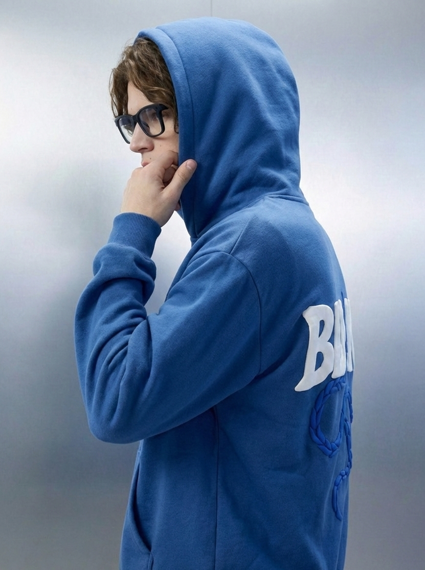 Dragon Hoodie | Puff Print Intricate Design | 350GSM Pure Cotton Streetwear Hoodie Sweatshirt BLNKZ