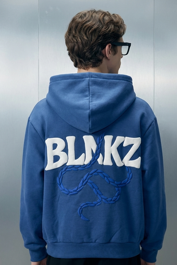 Dragon Hoodie | Puff Print Intricate Design | 350GSM Pure Cotton Streetwear Hoodie Sweatshirt BLNKZ