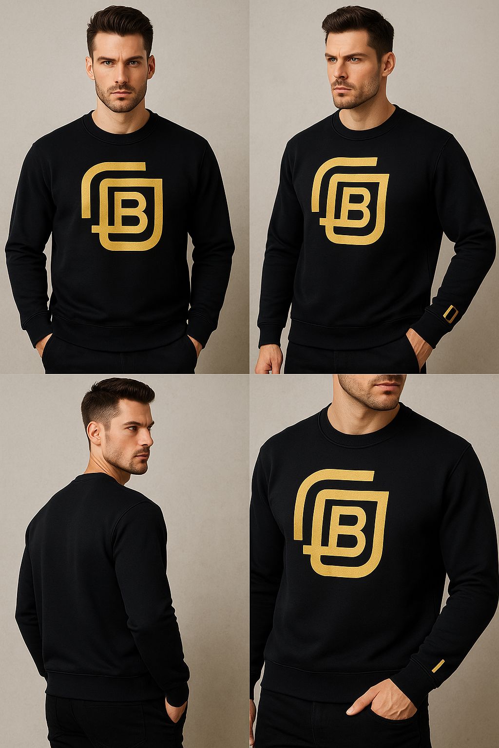 Emblem Edition Sweatshirt | 350GSM Heavy Fabric | Casual Wear For Men