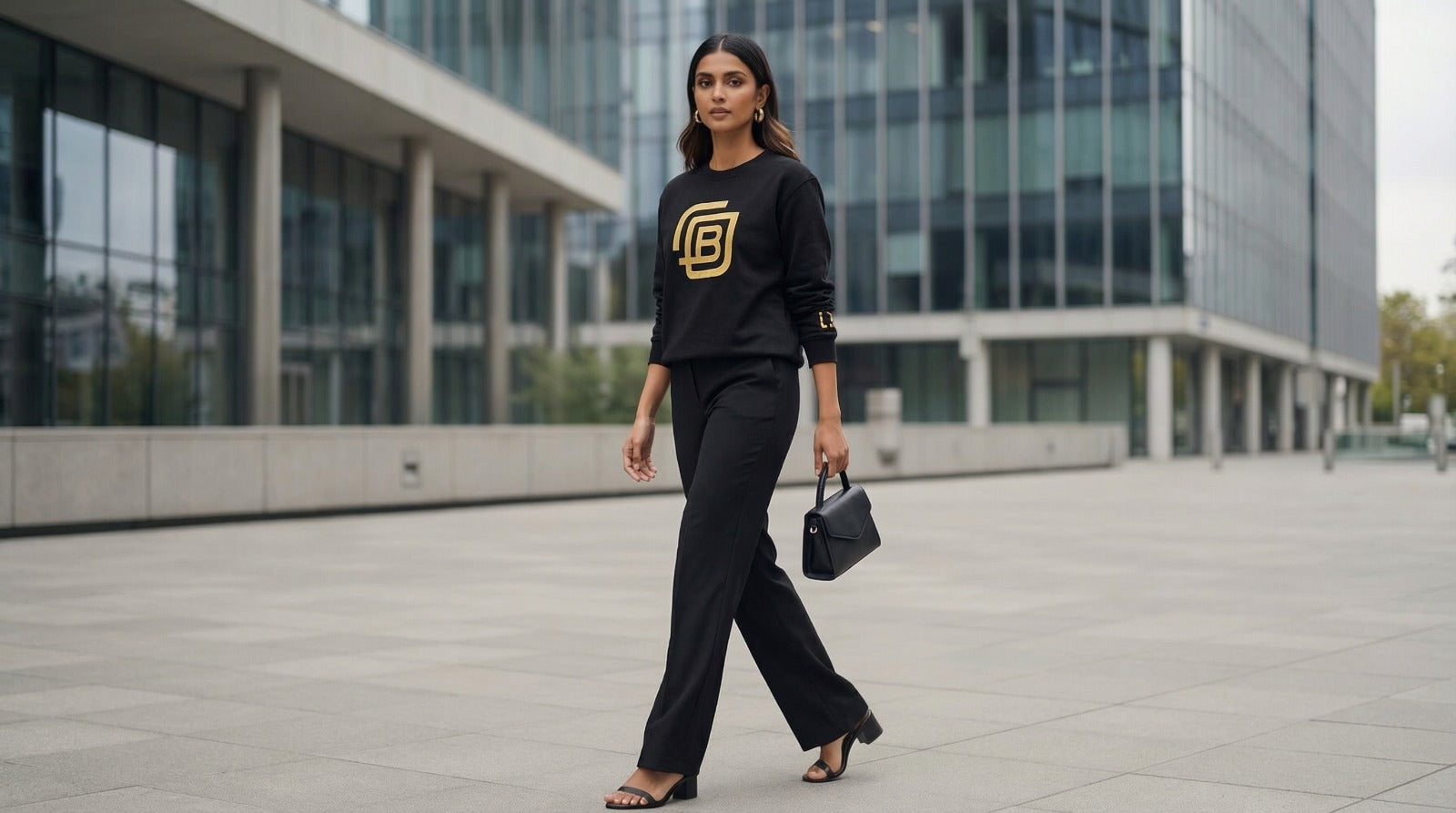 Emblem Edition Sweatshirt | 350GSM Heavy Fabric | Casual Wear For Women